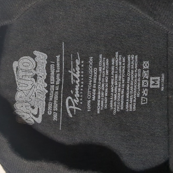 Primitive x Naruto Shippuden Itachi Sharingan men shirt size Medium - Picture 4 of 7